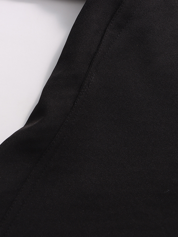 TWOTWINSTYLE Stand Collar Spliced Belt Coats