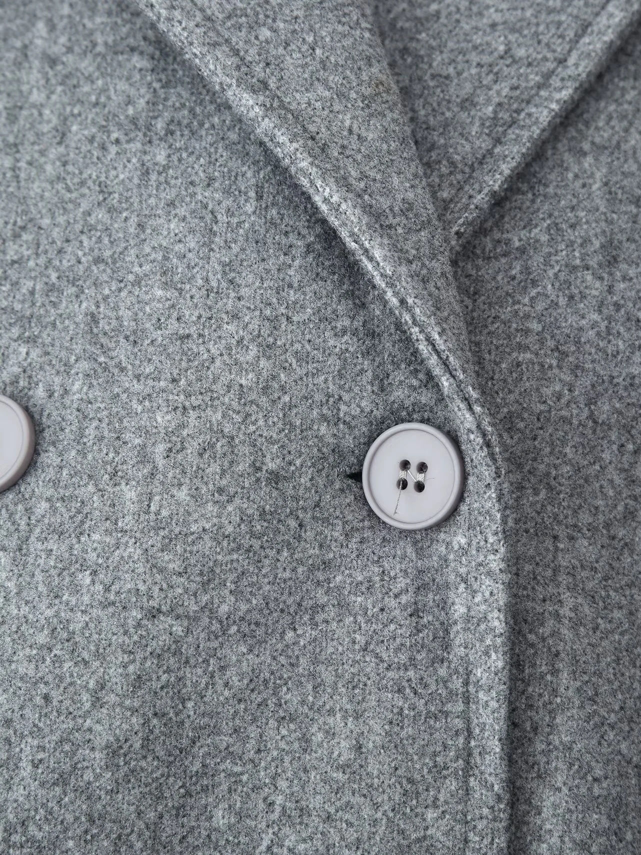 TWOTWINSTYLE Lapel Spliced Frill Casual Trench Coat