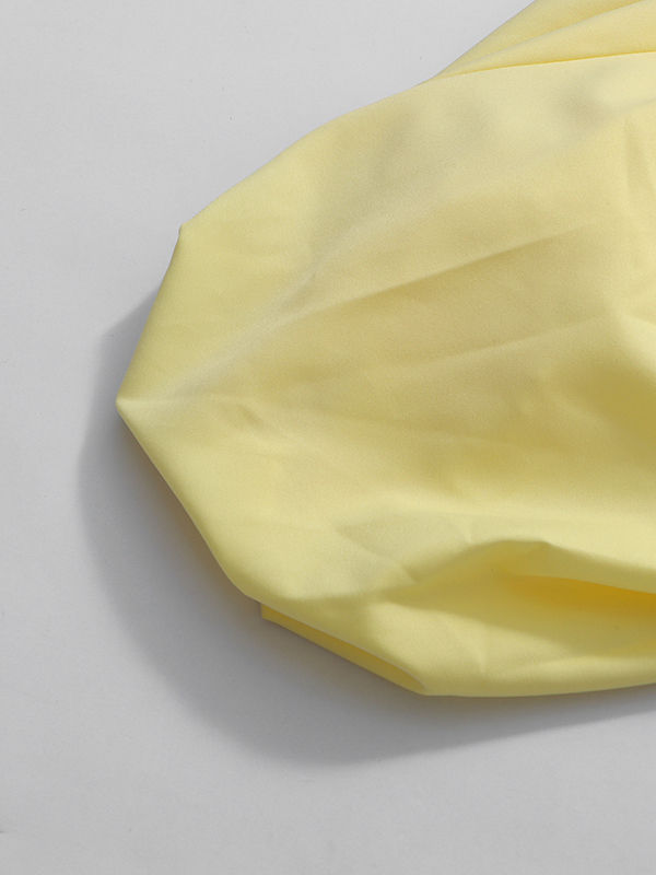 TWOTWINSTYLE Solid Off Shoulder Side Split Long Dress