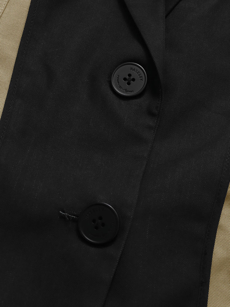 TWOTWINSTYLE Casual Lapel Hit Color Blazers