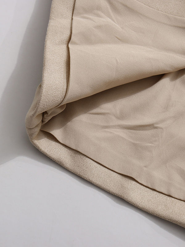 TWOTWINSTYLE Solid V-neck Lapel Jacket