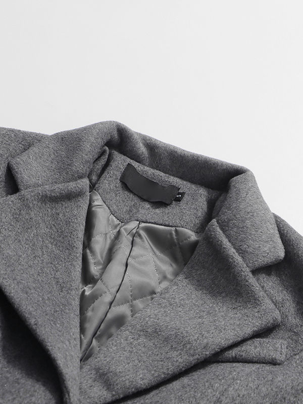 TWOTWINSTYLE Solid Lapel Designer Trench Coat