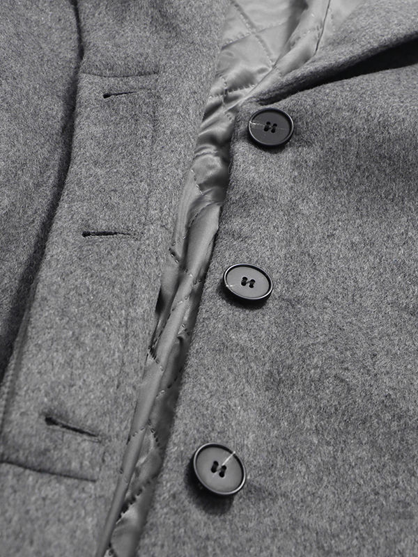 TWOTWINSTYLE Solid Lapel Designer Trench Coat