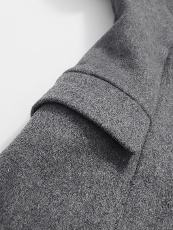 TWOTWINSTYLE Solid Lapel Designer Trench Coat