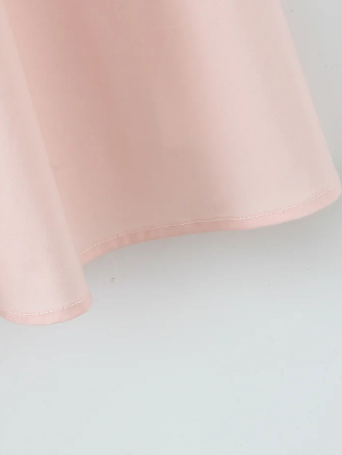 TWOTWINSTYLE High Waist Strapless Chic Midi Dress