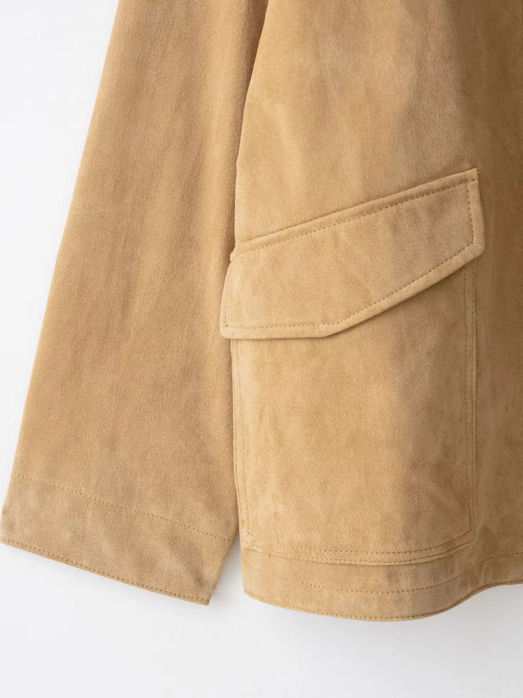 TWOTWINSTYLE Vintage Lapel Loose Casual Coat