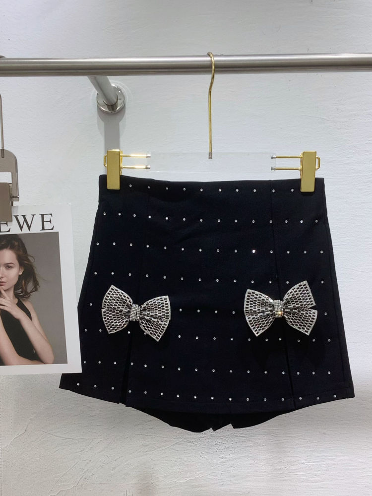 TWOTWINSTYLE Patchwork Bowknot Fashion Sirkt