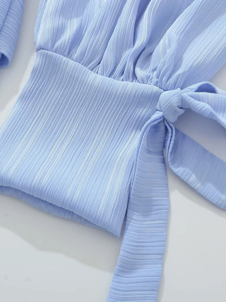 TWOTWINSTYLE Off Shoulder Pleated Temperament Dress