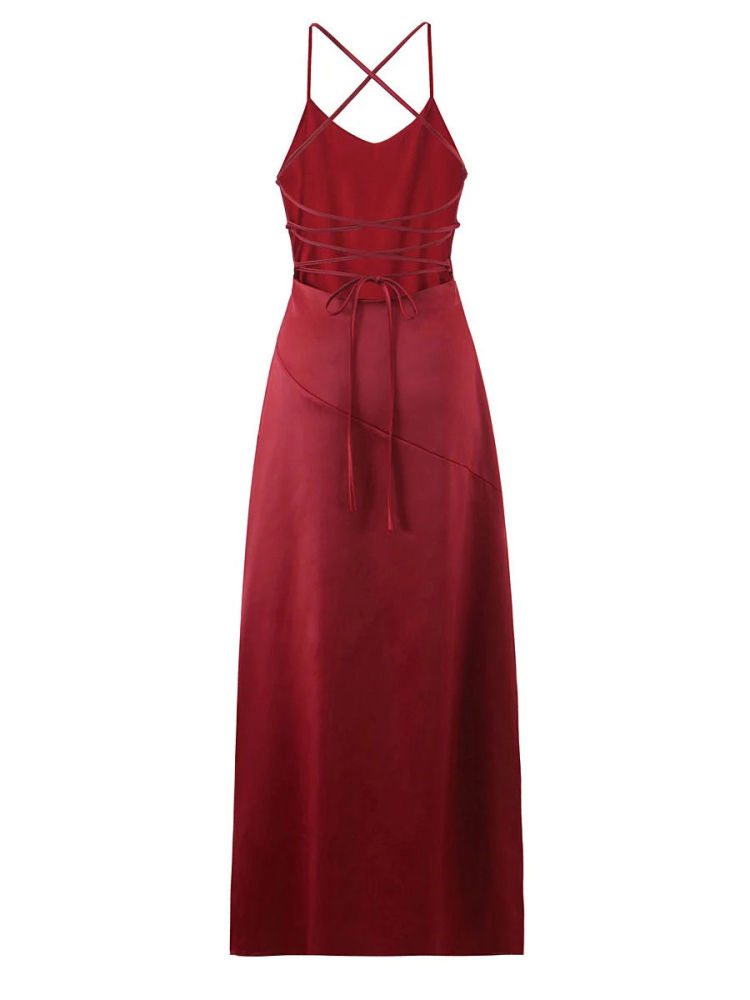 TWOTWINSTYLE Slimming Sleeveless Irregular Hem Dress