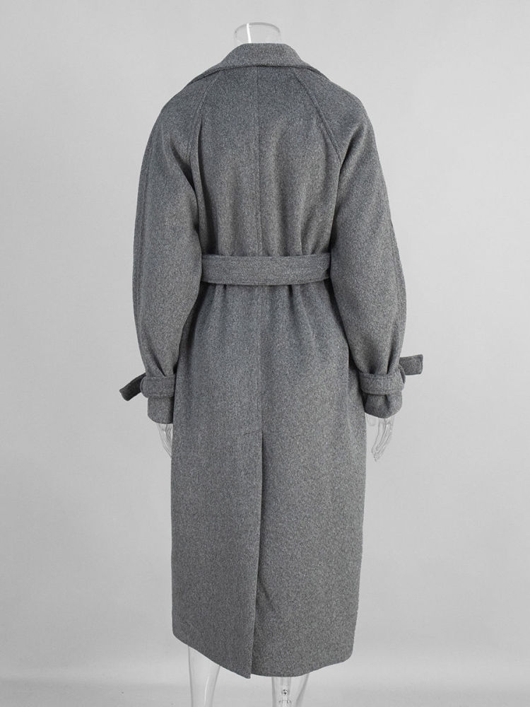 TWOTWINSTYLE Temperament Lapel Loose Trench Coat