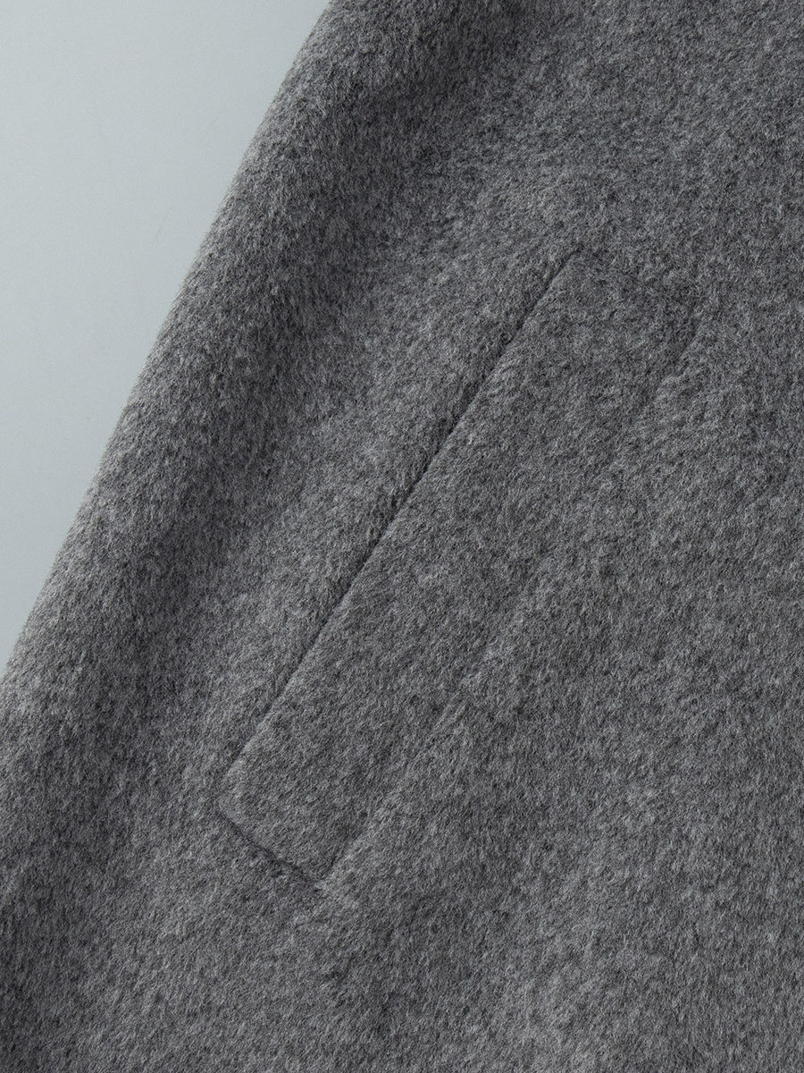 TWOTWINSTYLE Temperament Lapel Loose Trench Coat