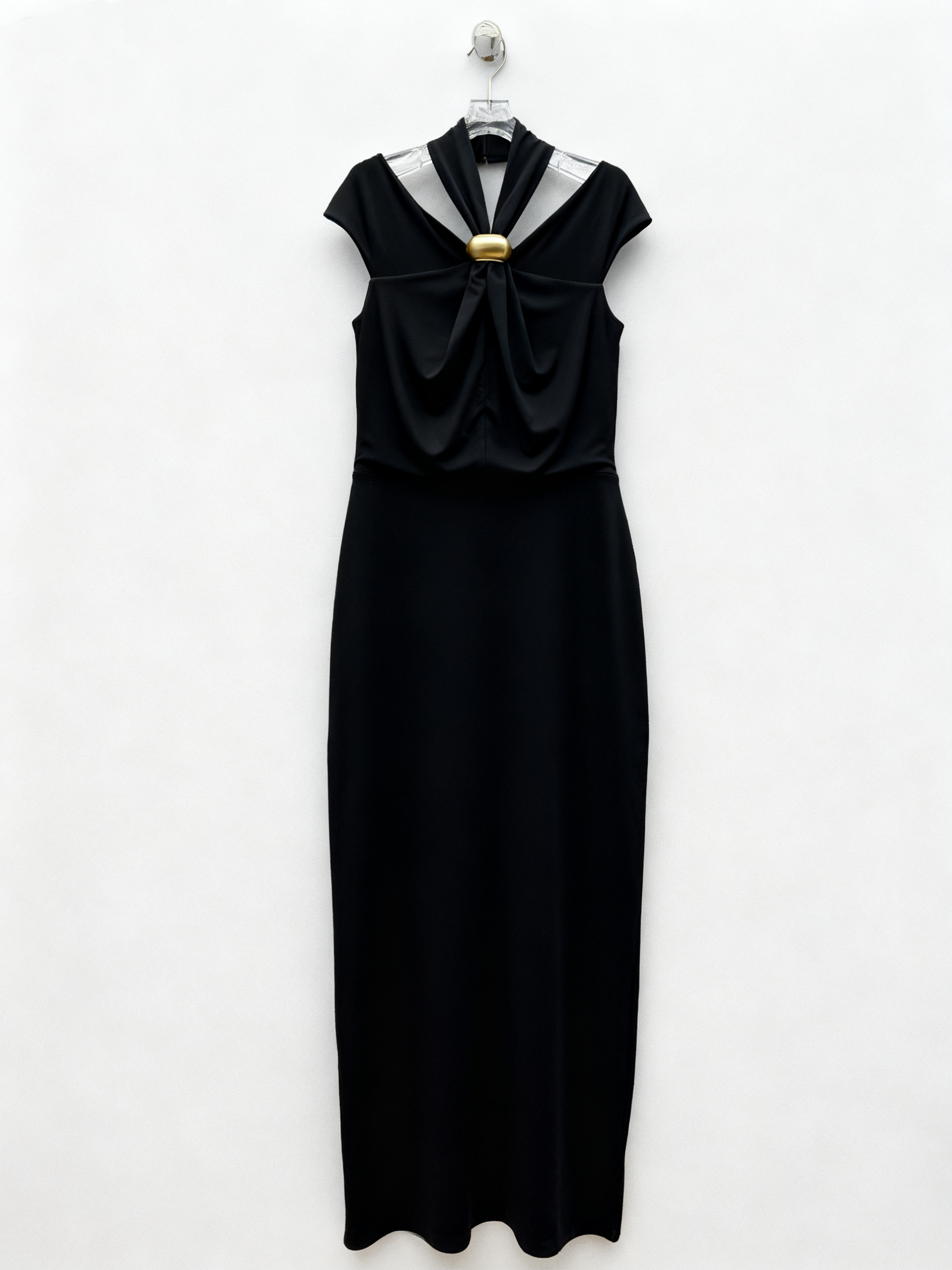 TWOTWINSTYLE Off Shoulder Minimalist Midi Dress
