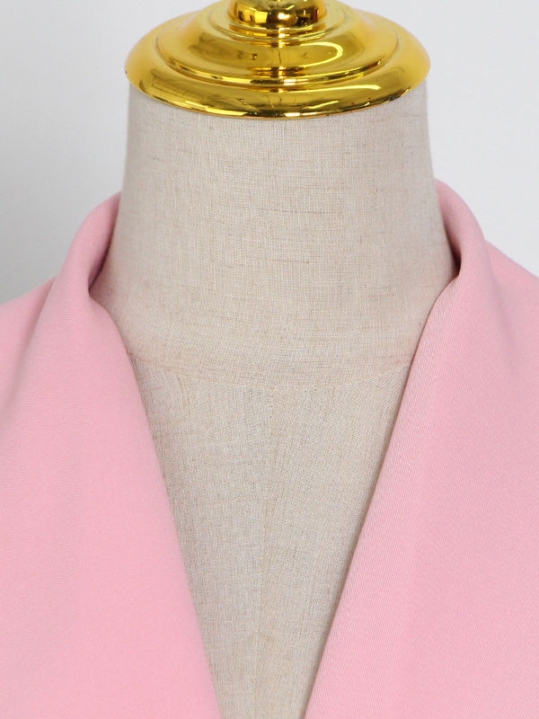 TWOTWINSTYLE Lapel Tunic Patchwork Lace Up Blazers