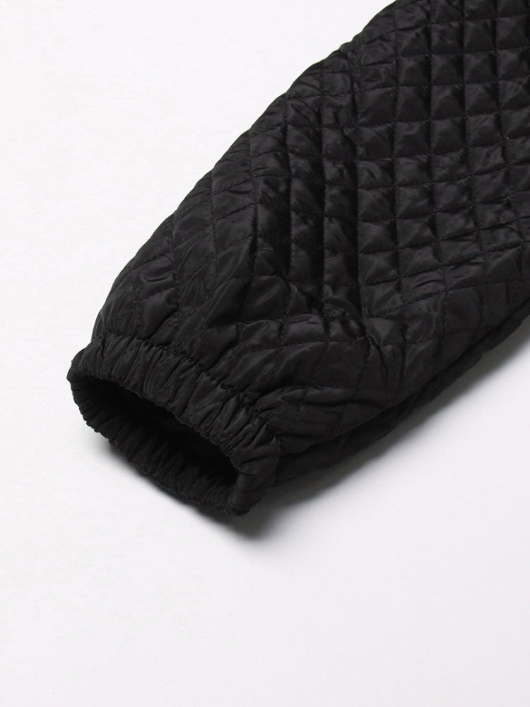 TWOTWINSTYLE Temperament Lapel Loose Spliced Button Coat