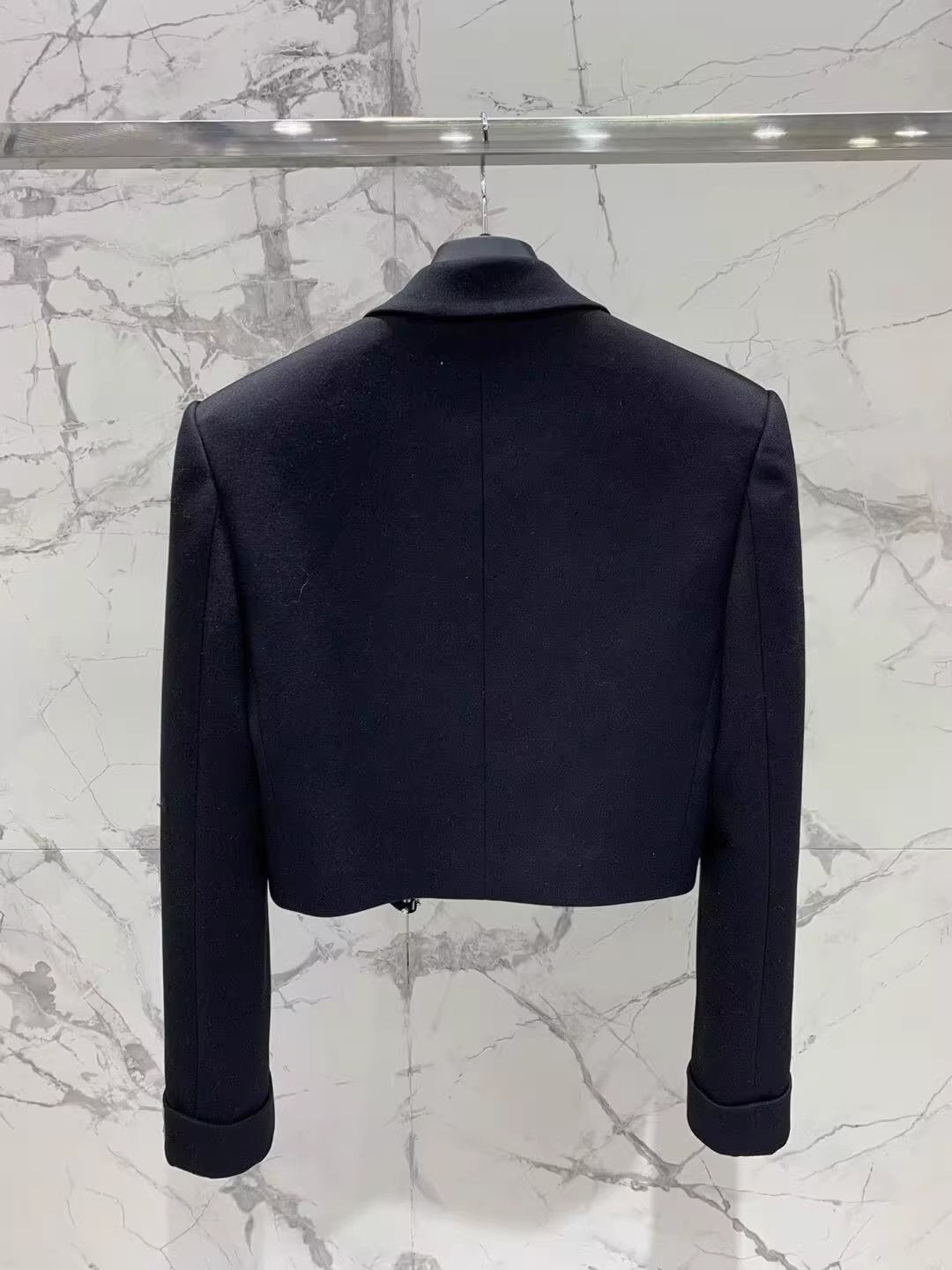 TWOTWINSTYLE Temperament Solid Patchwork Sequins Blazers