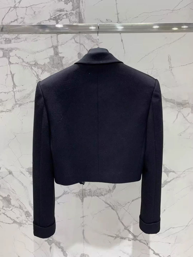 TWOTWINSTYLE Temperament Solid Patchwork Sequins Blazers