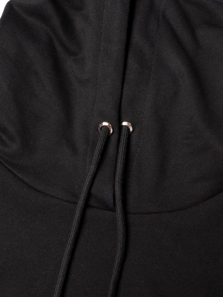 TWOTWINSTYLE Hooded Long Sleeve Tunic Casual Sweatshirt