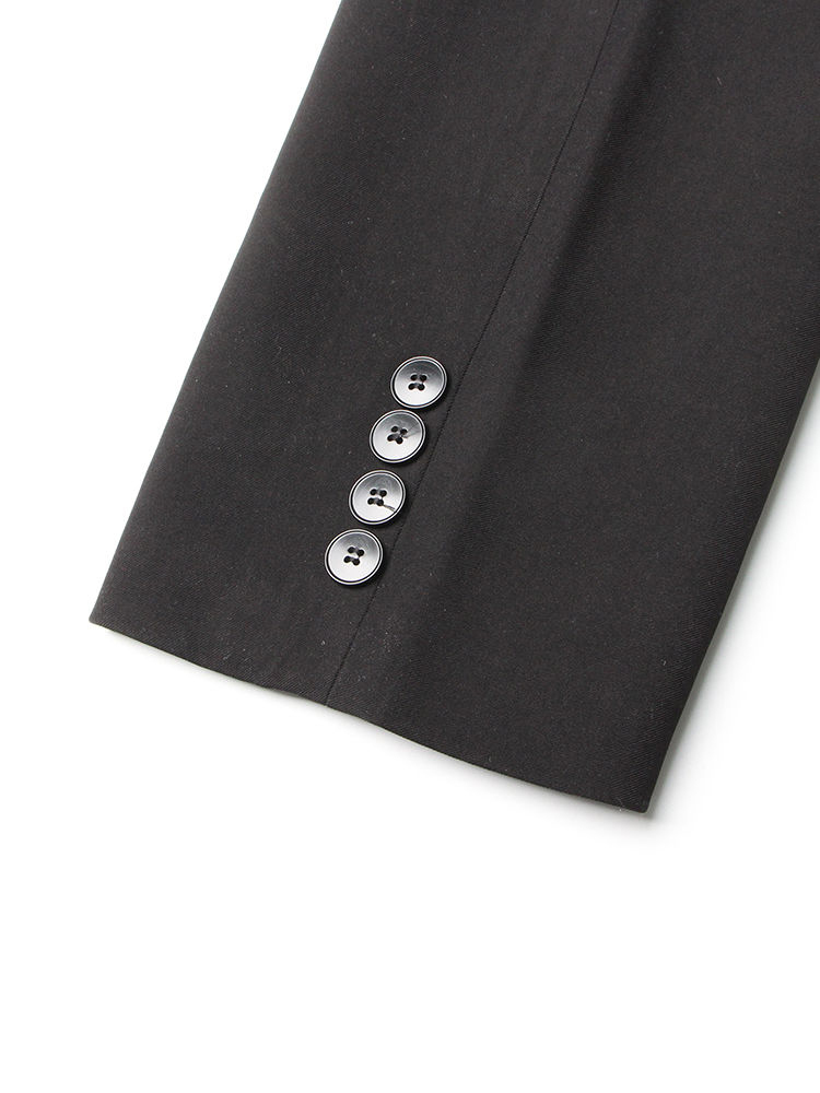 TWOTWINSTYLE Lapel Soild Patchwork Button Temperament Blazers