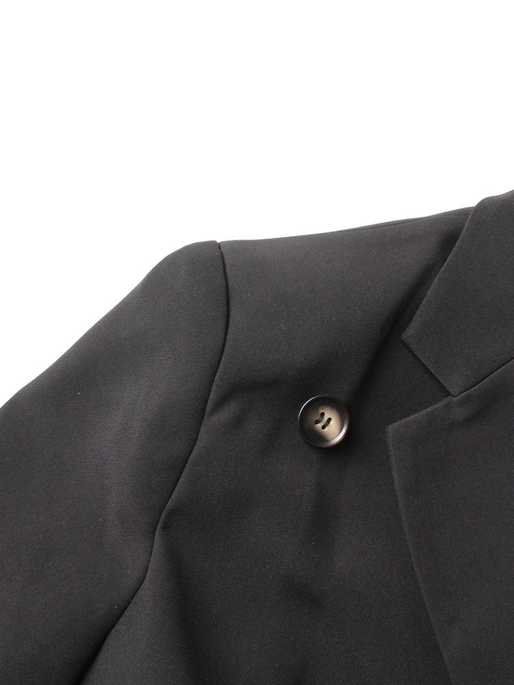 TWOTWINSTYLE Lapel Soild Patchwork Button Temperament Blazers
