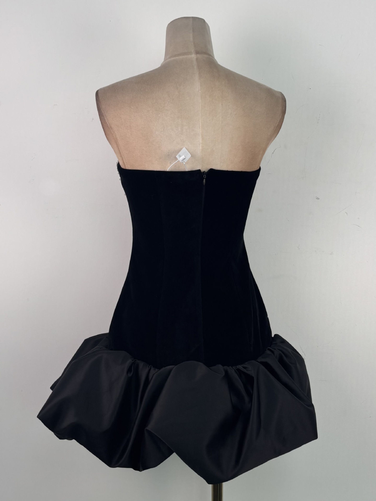 TWOTWINSTYLE Sleeveless Spliced Diamond Tunic Designer Dress