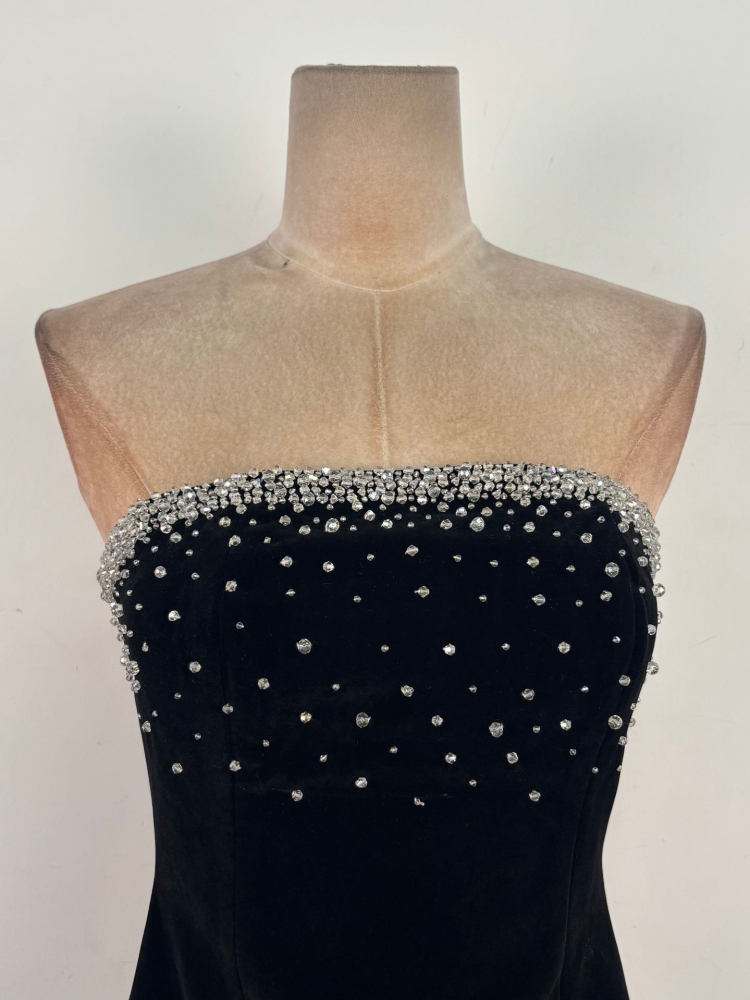 TWOTWINSTYLE Sleeveless Spliced Diamond Tunic Designer Dress