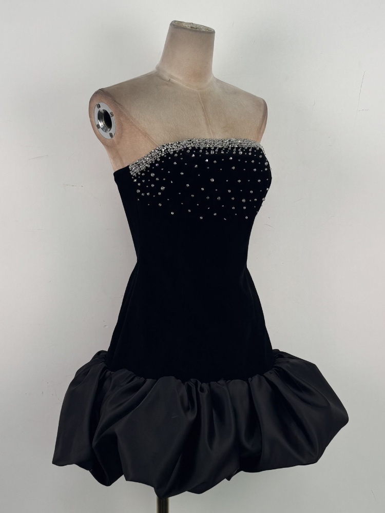 TWOTWINSTYLE Sleeveless Spliced Diamond Tunic Designer Dress