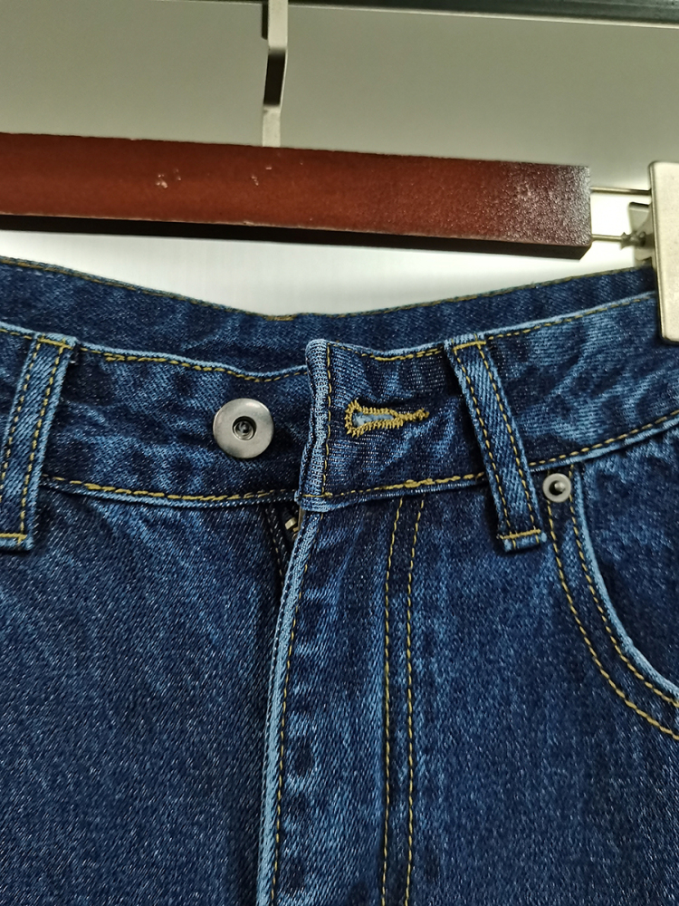 TWOTWINSTYLE Designer Spliced Diamond Casual Denim Pant