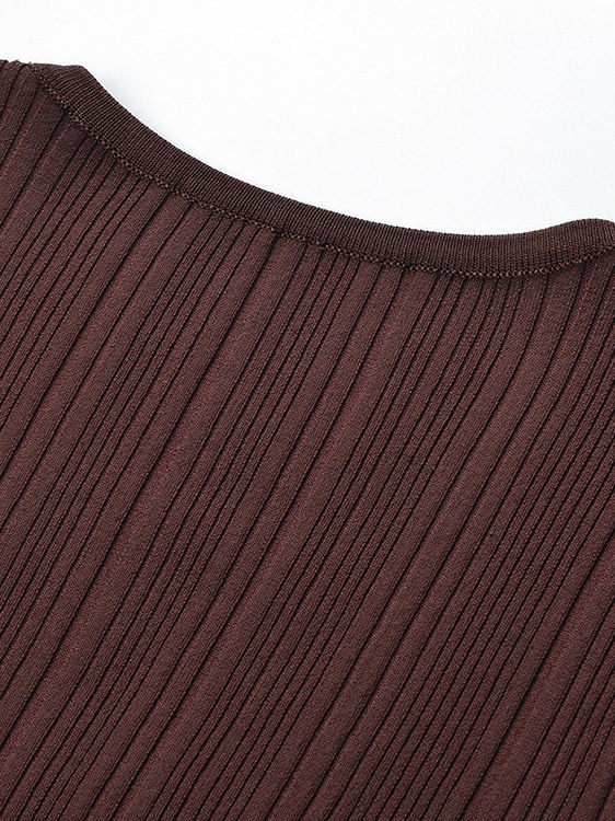 TWOTWINSTYLE Spliced Lace Hit Color Slimming Sweater