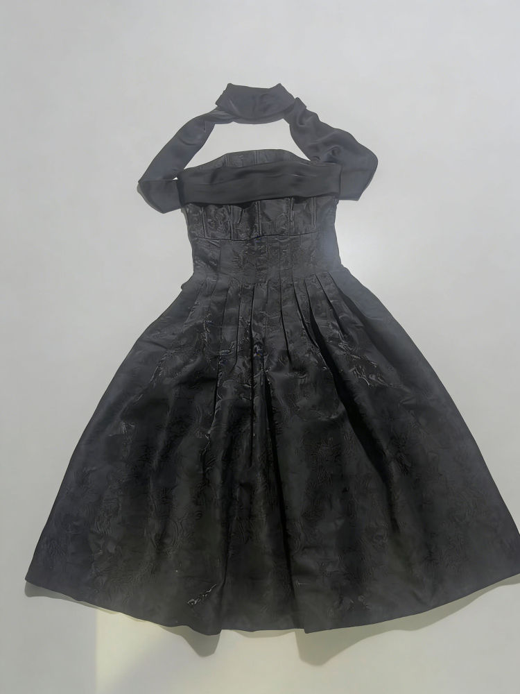 TWOTWINSTYLE Off Shoulder Tunic Pleated Minimalist Designer Dress