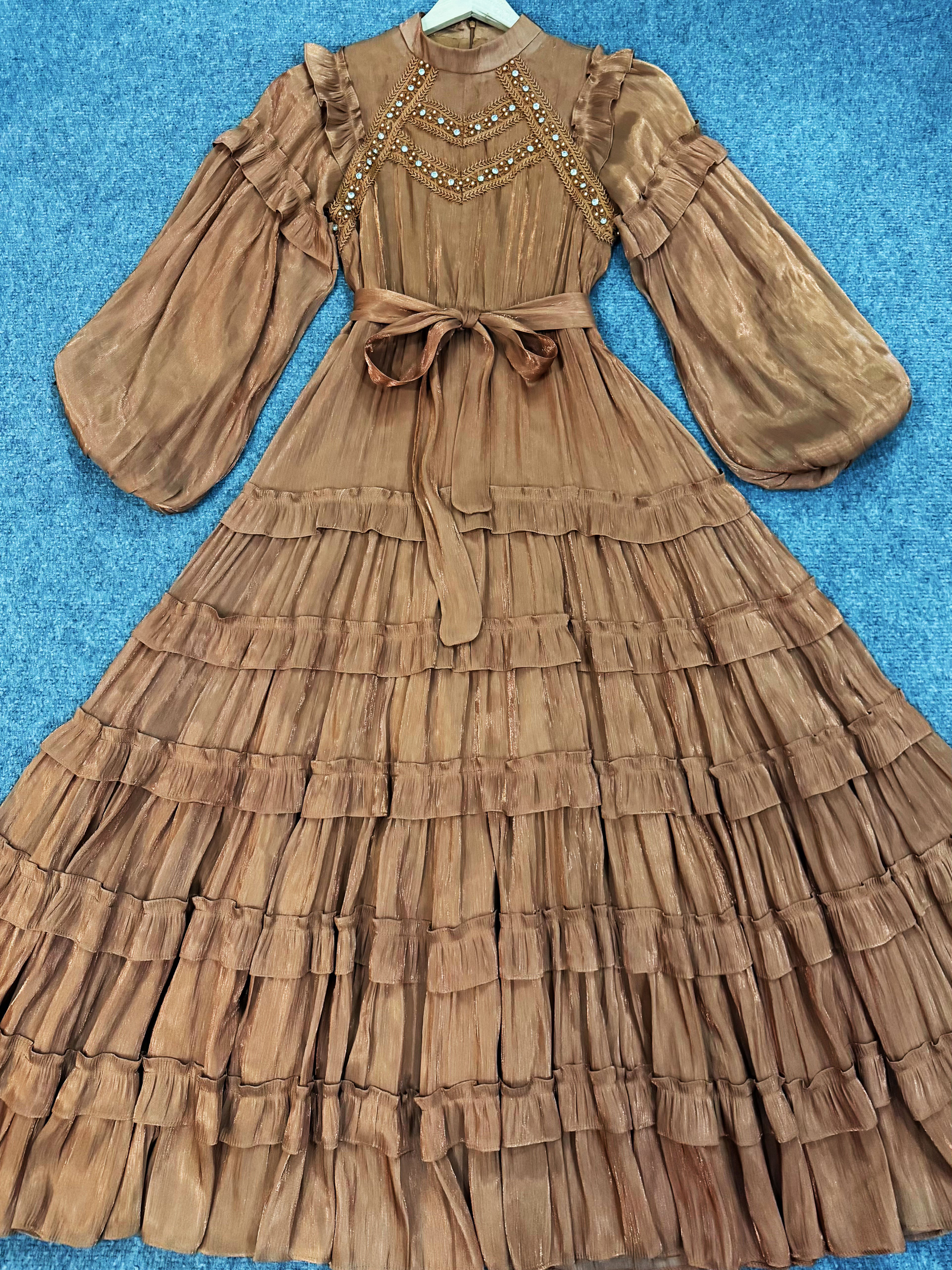 TWOTWINSTYLE Solid Patchwork Diamond Tunic Dress