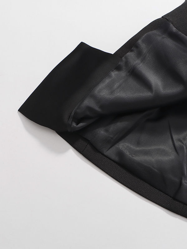 TWOTWINSTYLE Solid Spliced Diamond Fashion Skirt