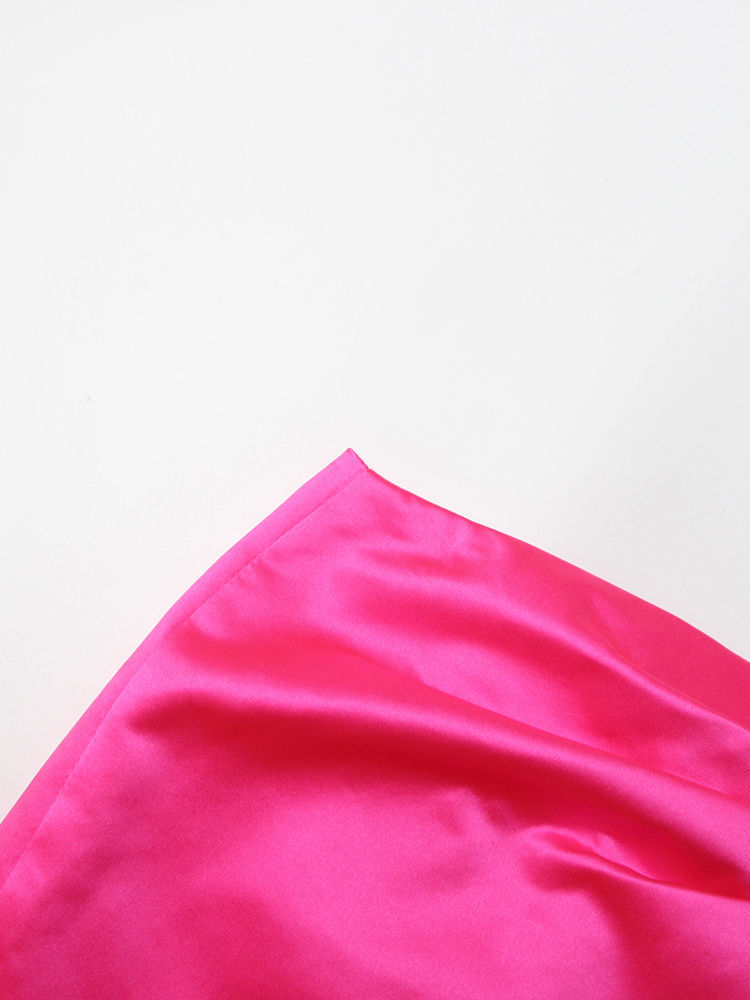 TWOTWINSTYLE Designer Solid Patchwork 3D Flower Skirt