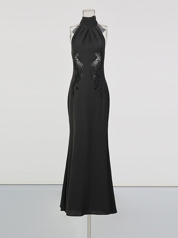 TWOTWINSTYLE Hollow Out Slimming Backless Chic Dress