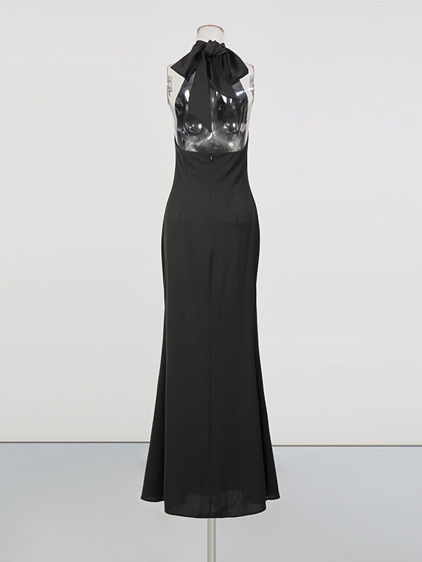 TWOTWINSTYLE Hollow Out Slimming Backless Chic Dress