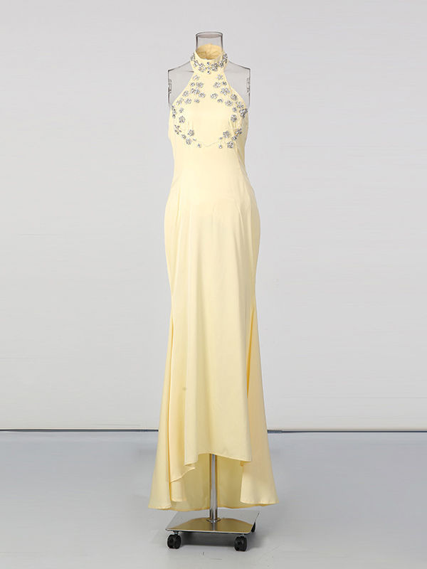 TWOTWINSTYLE Elegant Backless Slimming Dress