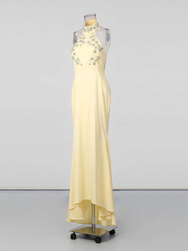 TWOTWINSTYLE Elegant Backless Slimming Dress
