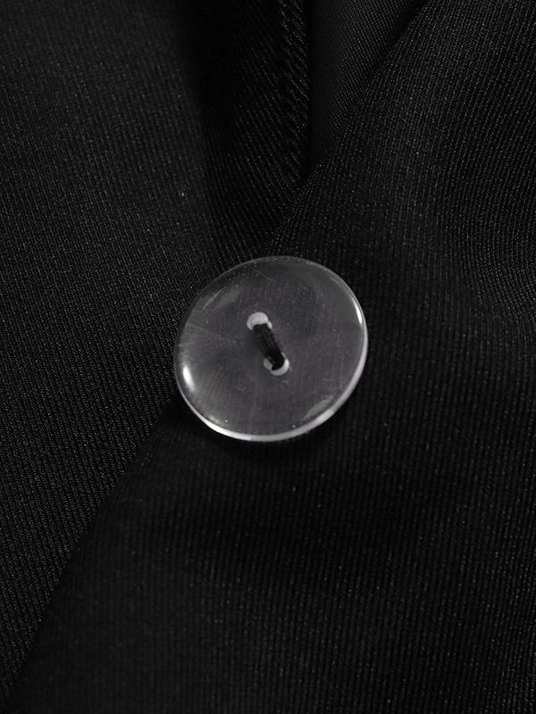 TWOTWINSTYLE Lapel Ruched Irregular Coat