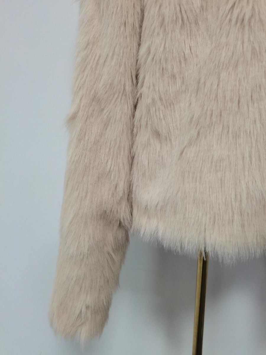 TWOTWINSTYLE Free Shipping Big Collar Fox Fur Grass Coat Plush Jacket