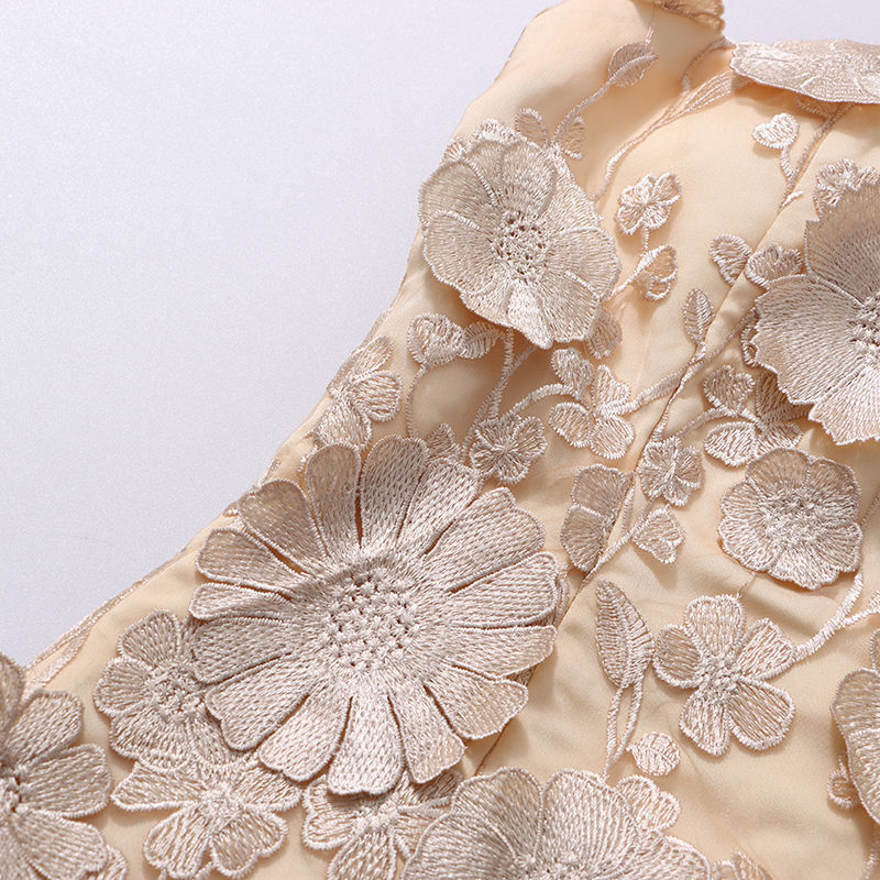 TWOTWINSTYLE Patchwork 3D Flower Strapless Top Ruched Skirt Two Piece Set