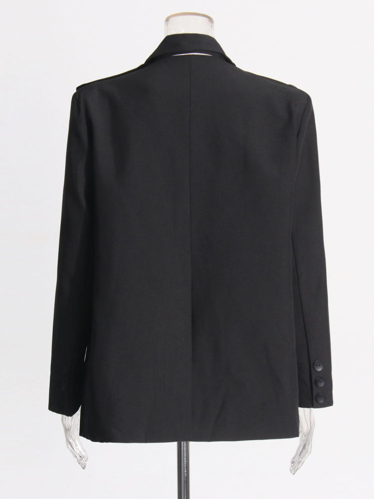 TWOTWINSTYLE Designer Lapel Long Sleeve Loose Blazeer