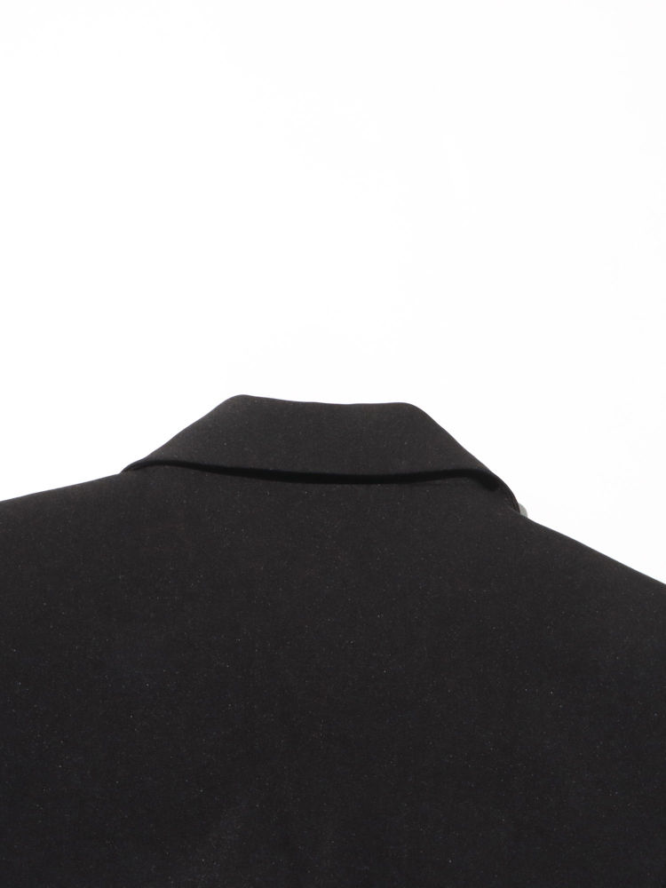 TWOTWINSTYLE Lapel Hollow Out Long Sleeve Designer Coat