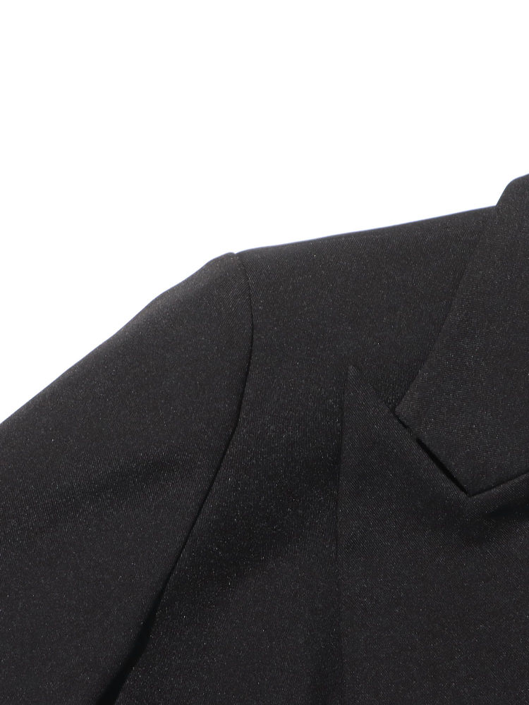 TWOTWINSTYLE Lapel Hollow Out Long Sleeve Designer Coat