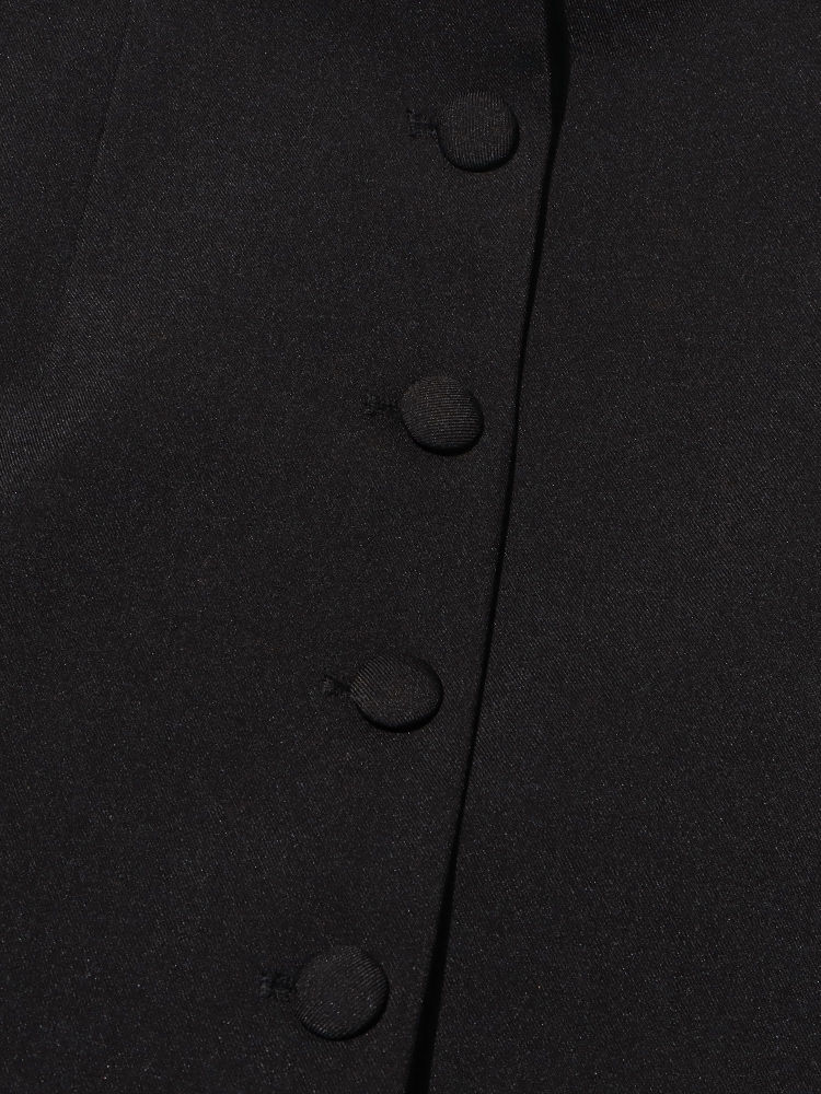 TWOTWINSTYLE Lapel Hollow Out Long Sleeve Designer Coat