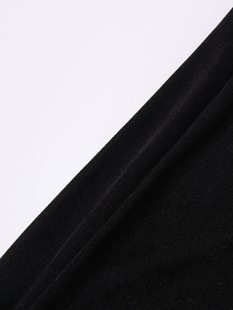 TWOTWINSTYLE Long Sleeve High Wist Minimalist Dress