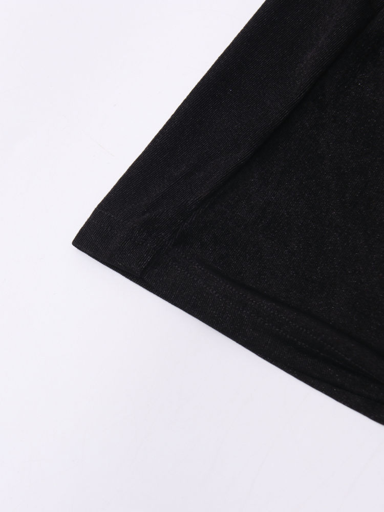 TWOTWINSTYLE Long Sleeve High Wist Minimalist Dress