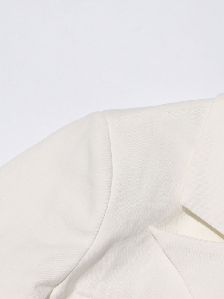TWOTWINSTYLE Solid Lapel Spliced Rivet High Street Blazers