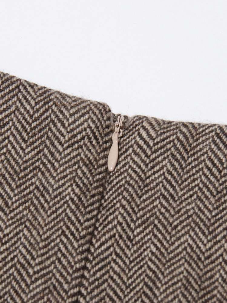 TWOTWINSTYLE Solid Patchwork Appliques Tunic Vintage Skirt