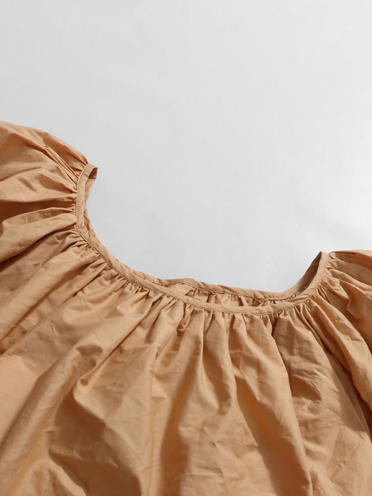 TWOTWINSTYLE Solid Round Neck Fashion Crop Top