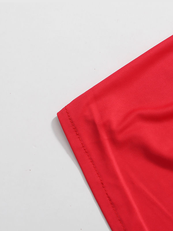 TWOTWINSTYLE Minimalist Off One Shoulder Tunic Midi Dress