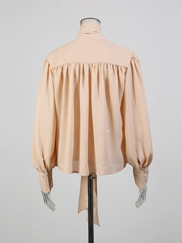 TWOTWINSTYLE Temperament Pleated loose Shirt